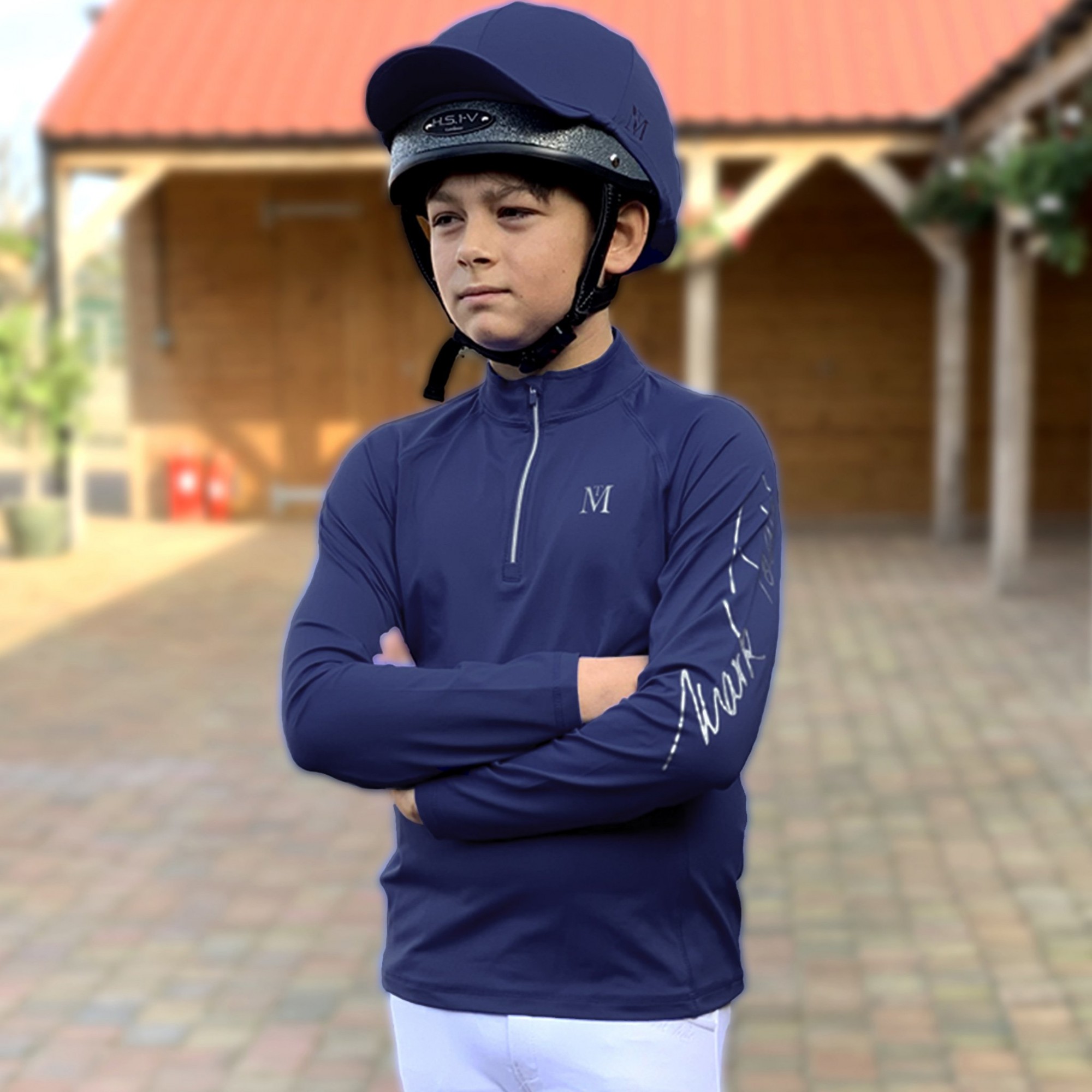 kids navy base layer