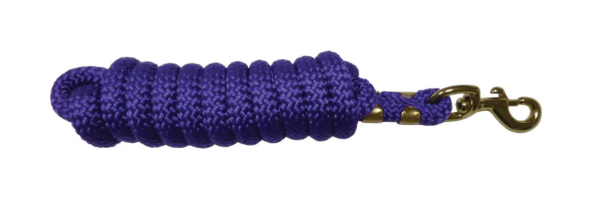 Hy Extra Thick Lead Rope in Purple