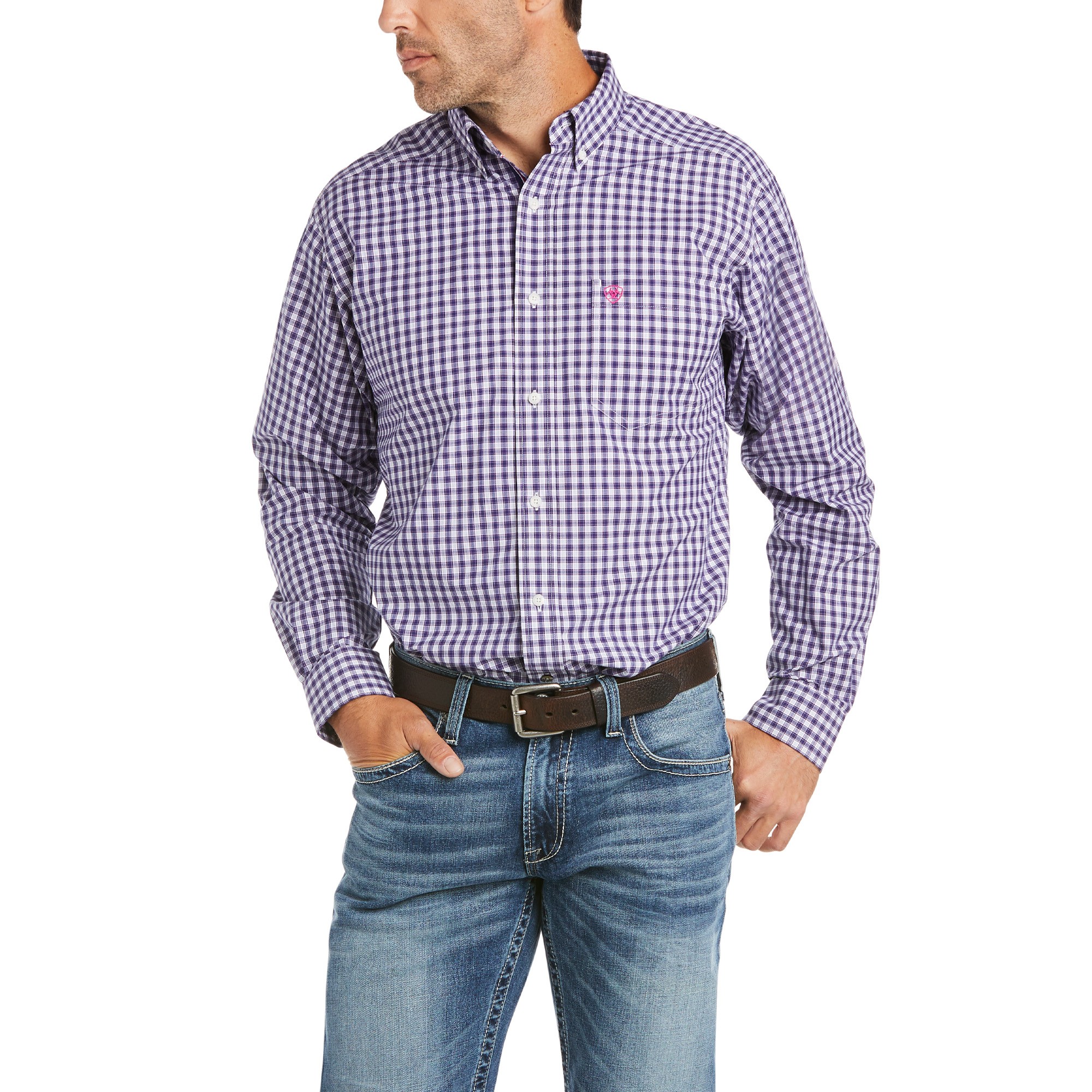 Men's ariat long sleeve shirts Clearance