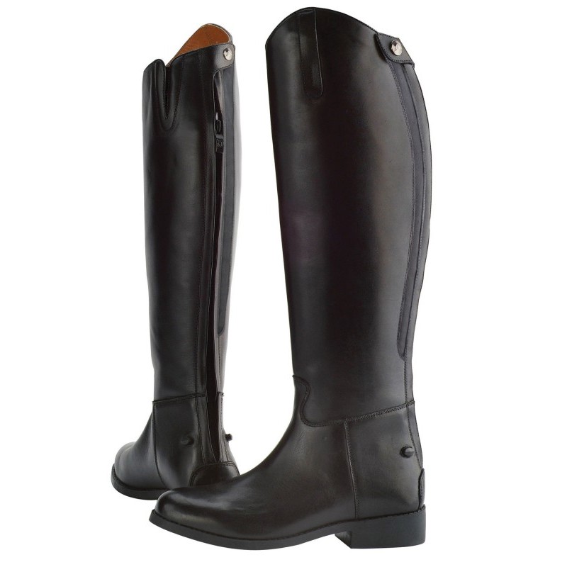 Saxon Equileather Plain Tall Boots - Wychanger Barton