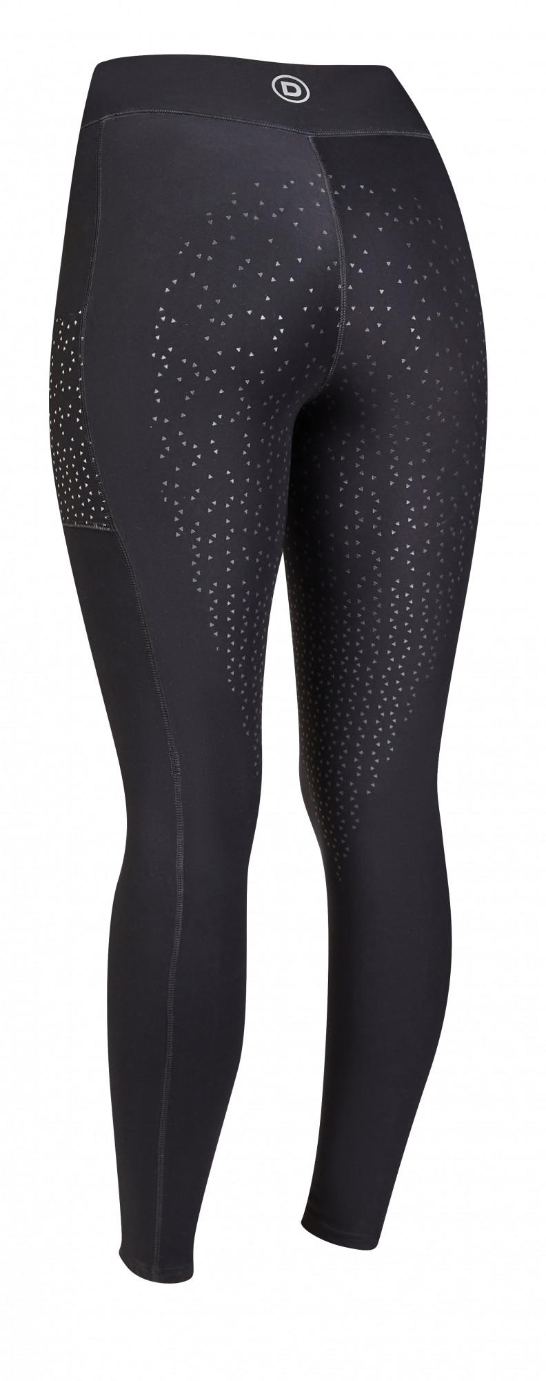 Dublin Ladies Reflective Compression High Rise Tights (Black