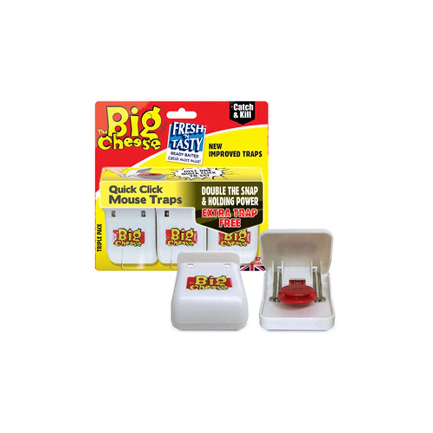The Big Cheese Quick Click Mouse Trap Wychanger Barton