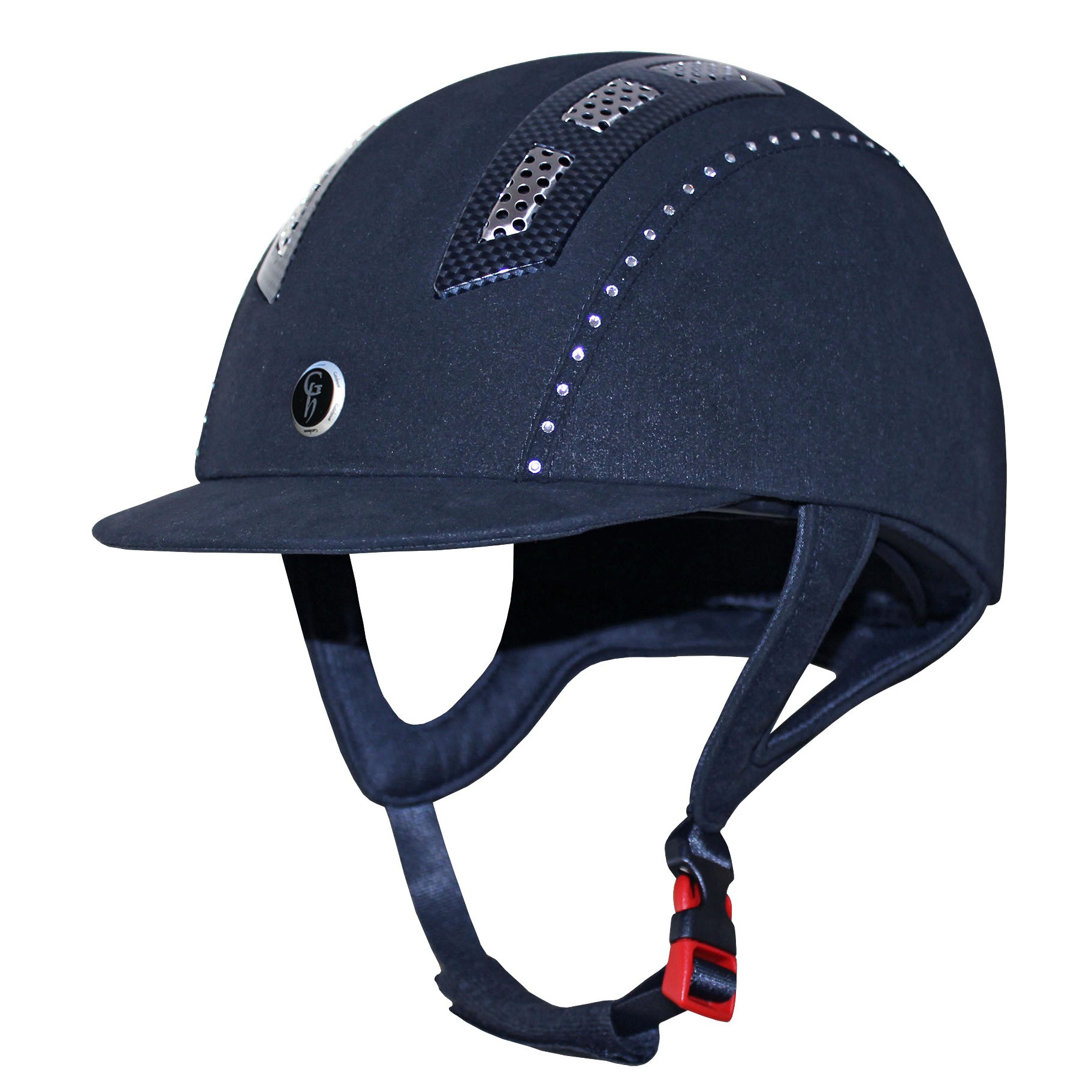 Gatehouse Chelsea Air Flow Pro Riding Hat Crystal Navy Wychanger Barton