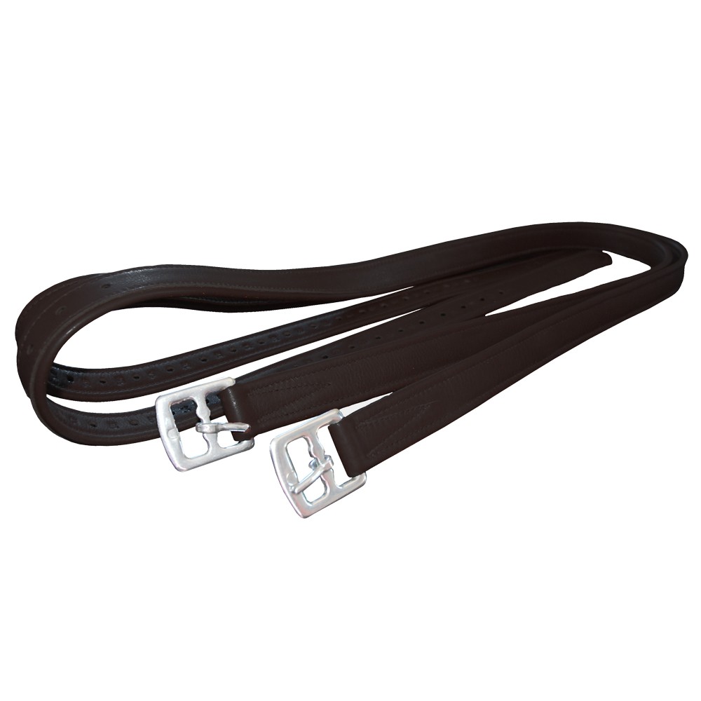 FREEJUMP STIRRUP LEATHERS PRO GRIP Brown | De Kroo Equestrian