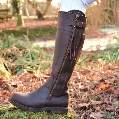 womens cognac tall boots