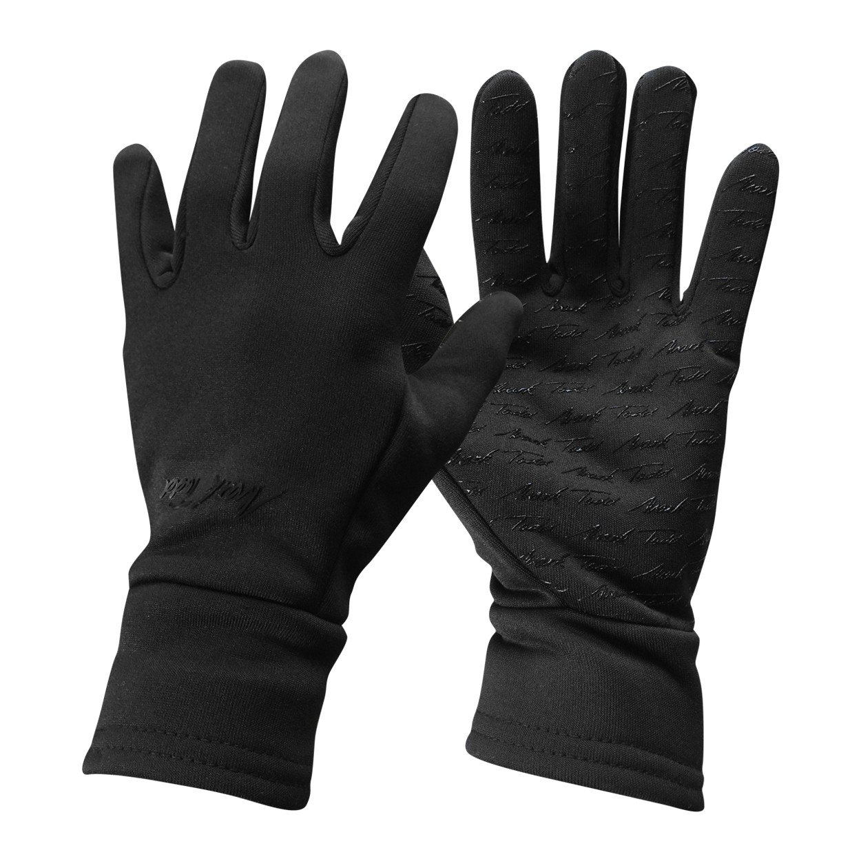 Mark Todd Adults Winter Grip Fleece Gloves Black Wychanger Barton