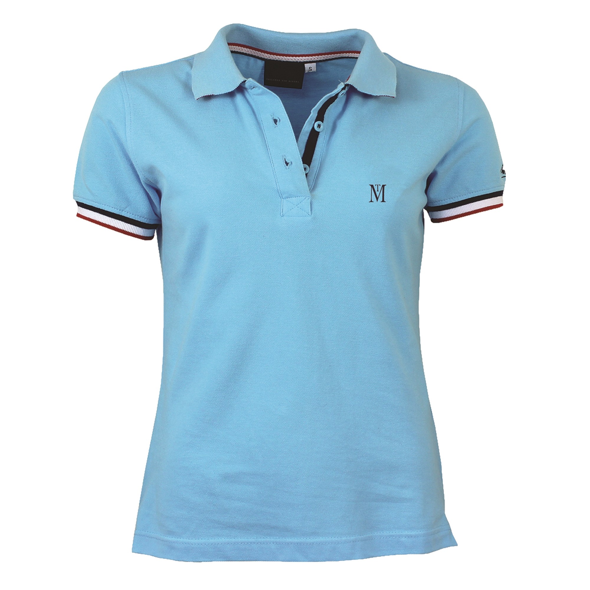 Mark Todd Women's Ashley Polo Shirt Sky Blue - Wychanger Barton
