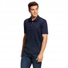 Ariat Men's Norco Short Sleeve Polo Navy