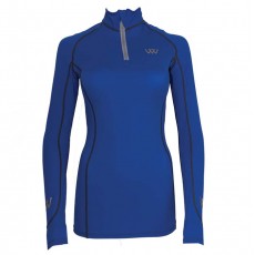 Woof Wear Ladies Performance Riding Shirt (Electric Blue)