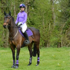 Woof Wear Ladies Performance Riding Shirt (Ultra Violet)