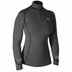 Woof Wear Ladies Performance Riding Shirt (Grey) Woof Wear Ladies Performance Riding Shirt (Grey)