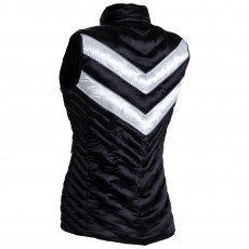 Equisafety Adults Azar Quilted Gilet (White/Black)