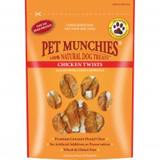 Pet Munchies Natural Dog Treats (Chicken Twists)