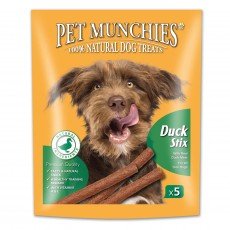 Pet Munchies Natural Dog Treats (Duck Stix)