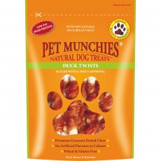 Pet Munchies Natural Dog Treats (Duck Twists)