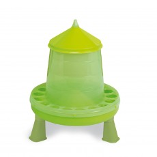 Gaun Plastic Poultry Feeder With Legs (Green)