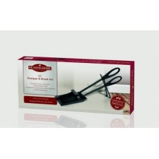 Fireside Dustpan and Brush Set (Black 15")