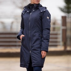 Mark Todd (Sample) Women's Long Waterproof Performance Coat (Navy)