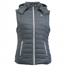 Mark Todd (Sample) Women's Winter Padded Gilet (Grey/Silver)