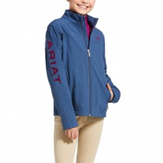 Ariat Youth New Team Softshell Jacket (Marine Blue)