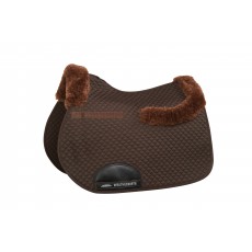 Weatherbeeta All Purpose Saddle Pad With Merino Edging (Chocolate)