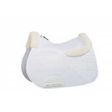 Weatherbeeta All Purpose Saddle Pad With Merino Edging (White)