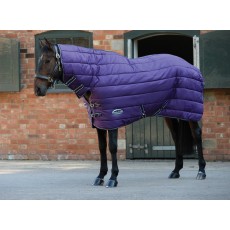 Weatherbeeta ComfiTec - 210D Channel Stable Rug - Combo - Heavy (Purple/Black)
