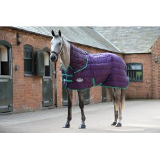 Weatherbeeta ComfiTec - 210D Channel Stable Rug - Combo - Medium (Purple/Green)