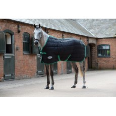 Weatherbeeta ComfiTec - 210D Channel Stable Rug - Standard - Medium (Black/Green)