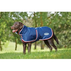 Weatherbeeta Comfitec Parka 1200d Deluxe Dog Coat (Navy/Red/White)