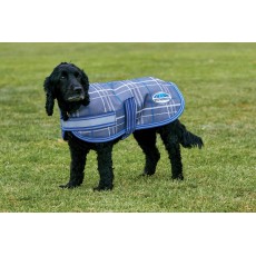 Weatherbeeta Comfitec Parka 1200d Dog Coat (Grey Plaid)