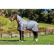Weatherbeeta ComfiTec - Plus Dynamic Turnout - Combo - Med/Lite (Grey/Burgundy)