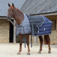 New Mark Todd Mediumweight Stable Rug 250g 300D Navy/White Check 5'6''-7'0'' 
