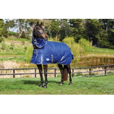 Weatherbeeta ComfiTec Premier Free II Turnout Detach Neck 220g Medium (Dark Blue)
