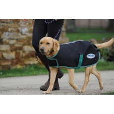 Weatherbeeta Green-Tec - 900D Dog Coat - Medium (Black/Bottle Green)