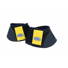Weatherbeeta Impact Bell Boots (Black/MustardYellow)