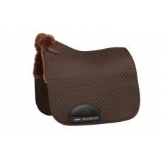 Weatherbeeta Merino High Wither Dressage Saddle Pad (Chocolate)