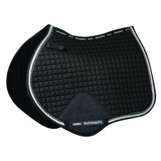 Weatherbeeta Prime Bling Jump Shaped Saddle Pad (Black)