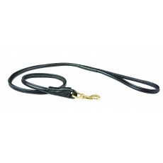 Weatherbeeta Rolled Leather Dog Lead (Black)