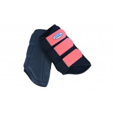 Weatherbeeta Single Lock Brushing Boots (Black/Flame)