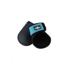 Saxon Contoured Fetlock Boots (Black/Blue)