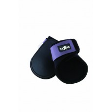 Saxon Contoured Fetlock Boots (Black/Purple)