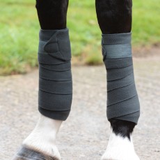Saxon Coordinate Fleece Bandages 4 Pack (Grey)
