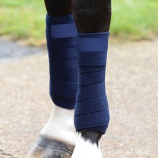 Saxon Coordinate Fleece Bandages 4 Pack (Navy)