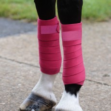 Saxon Coordinate Fleece Bandages 4 Pack (Pink)