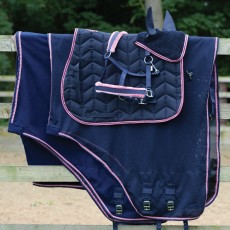 Saxon Element Polar Fleece Standard Neck (Navy/Pink)