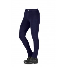 Saxon Warm Up Cotton Jodhpurs II (Navy)