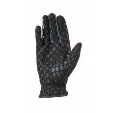 Dublin Adult's Cool-It Gel Riding Glove (Black/Teal)