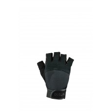Dublin Adult's Fingerless Cross Country Riding Gloves (Black)