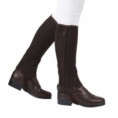 Dublin Child's Easy-Care Half Chaps II (Brown)